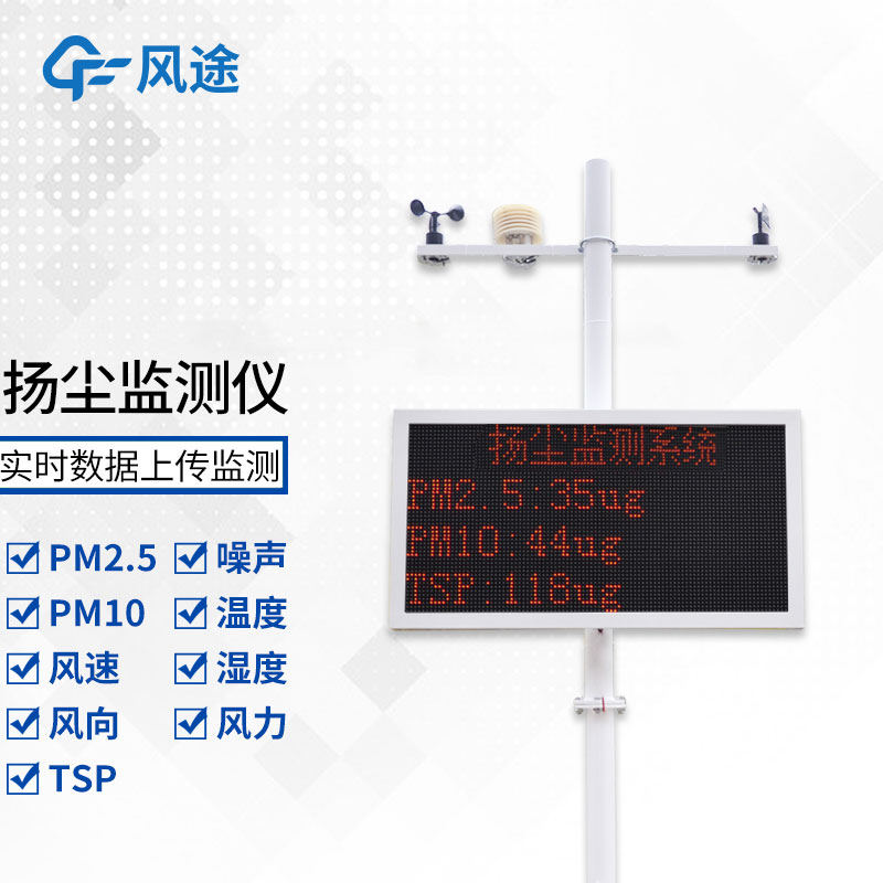 工地揚塵監測系統，提高揚塵防控能力
